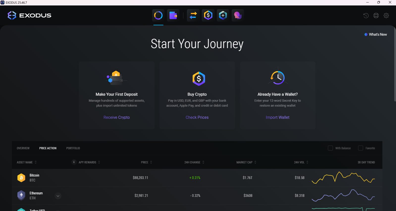 Exodus Wallet review