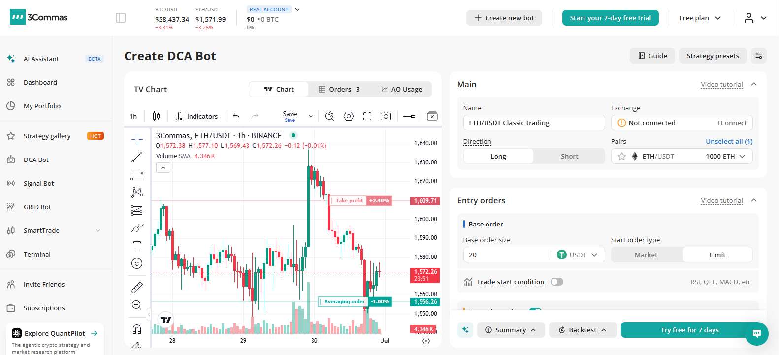 crypto trading bots for Binance