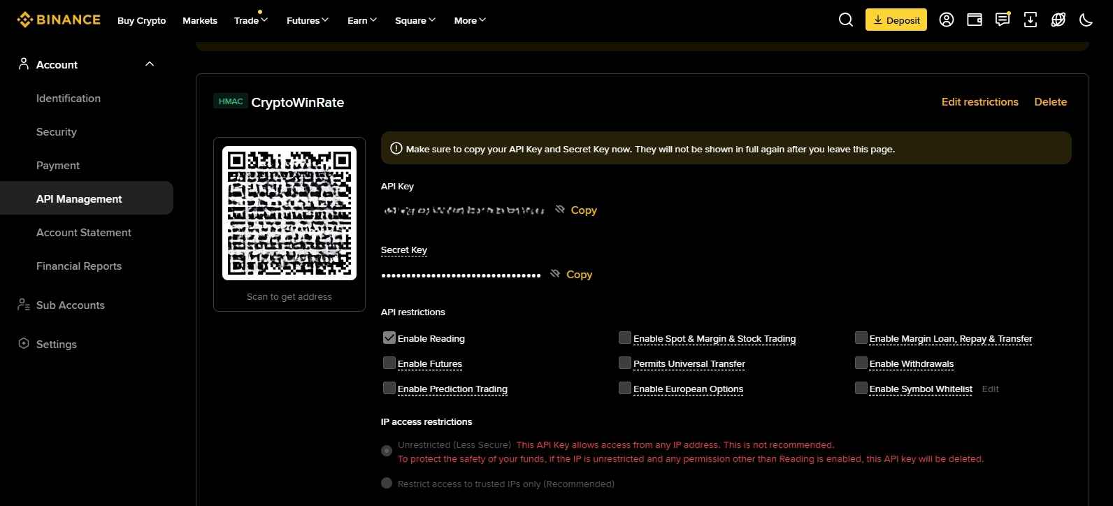 crypto trading bots for Binance