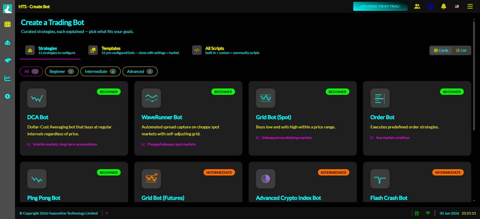 crypto trading bots for Binance