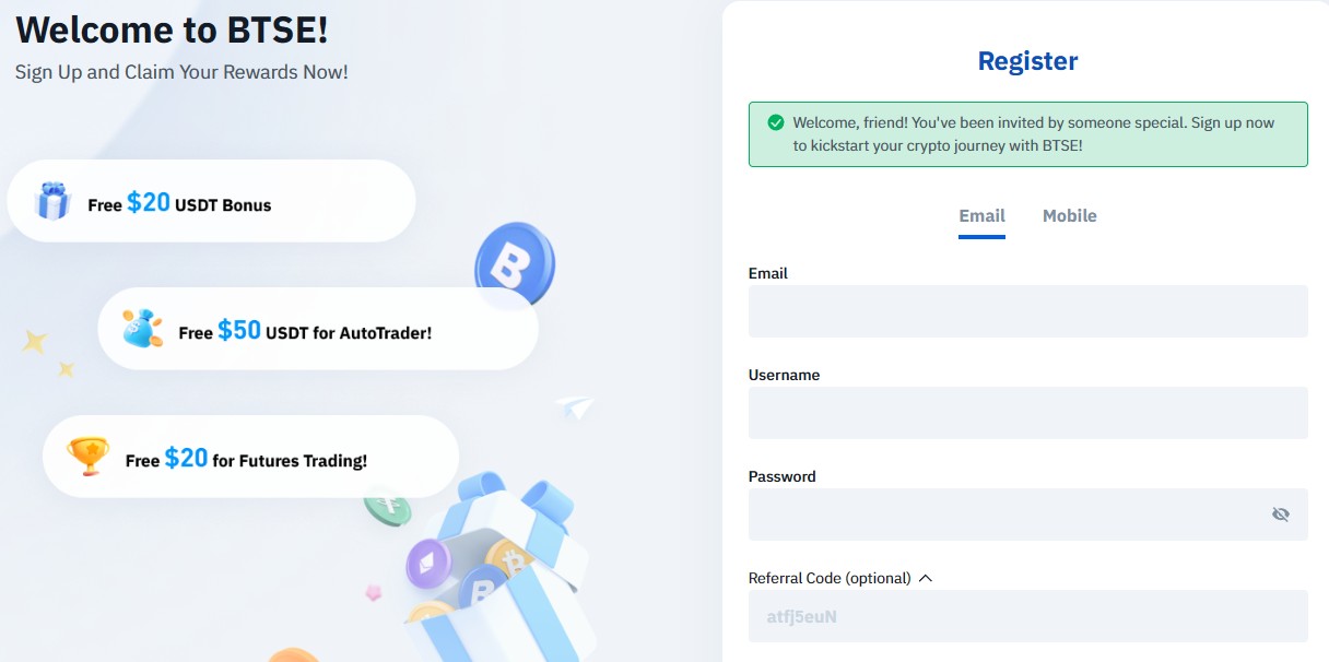 BTSE Referral Code