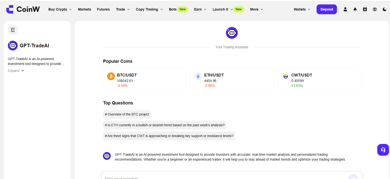 CoinW review