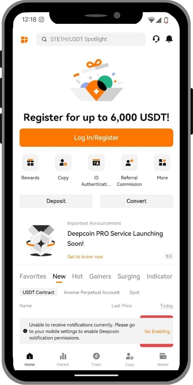Deepcoin review