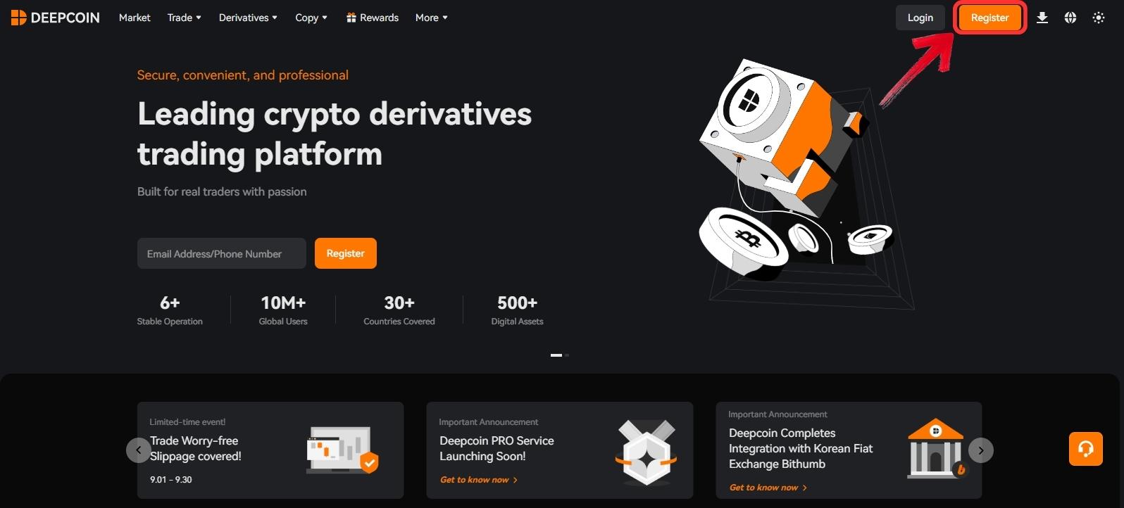 Deepcoin review