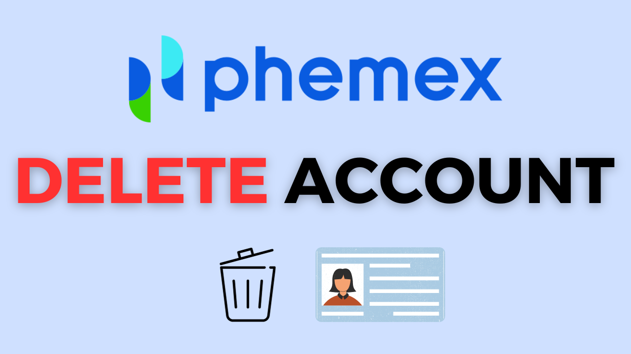 삭제 방법 Phemex 계정(단계별) - CryptoWinRate
