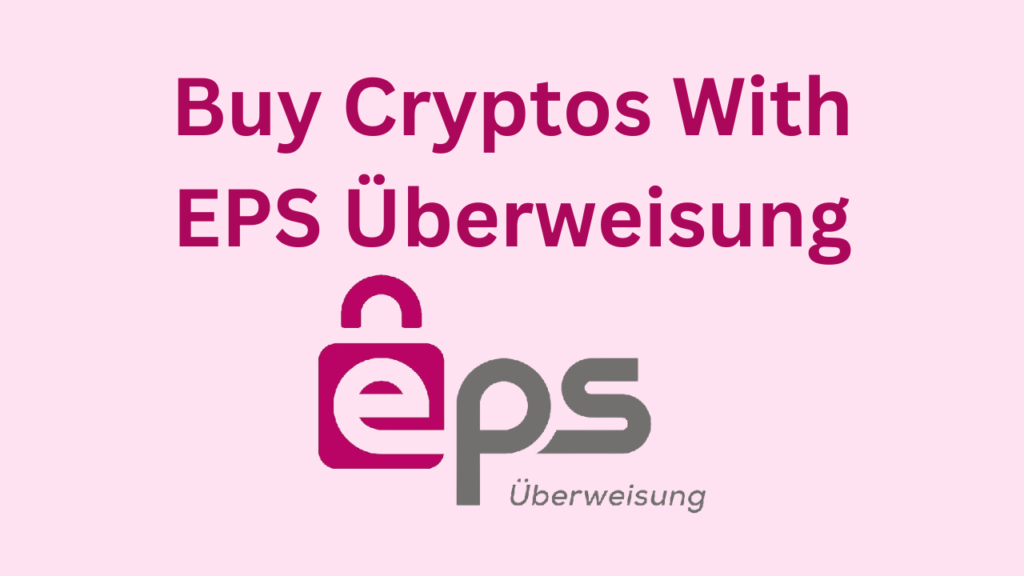 Buy cryptos with EPS Überweisung on Bitvavo