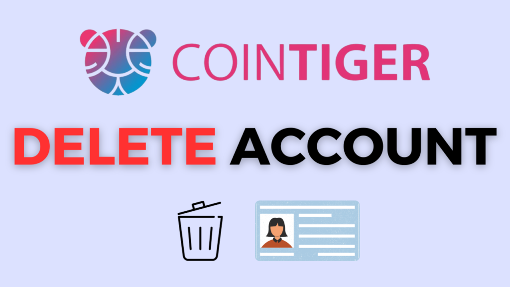 Delete cointiger account