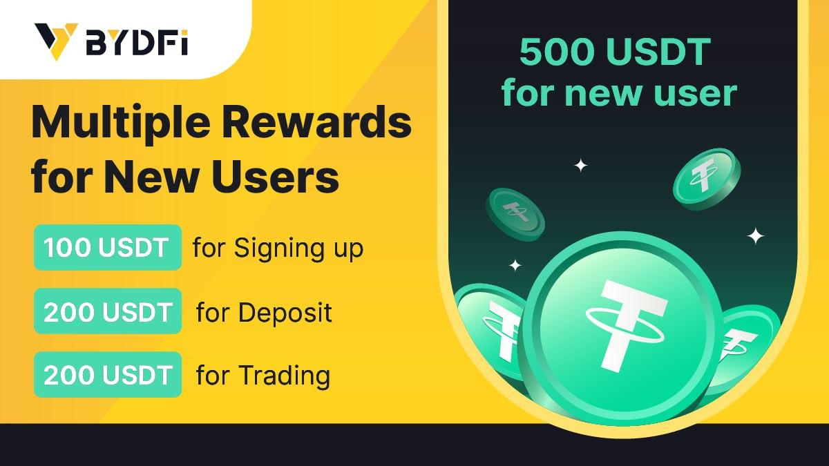 Unlock Exclusive Rewards BYDFi’s 500 Bonus Campaign