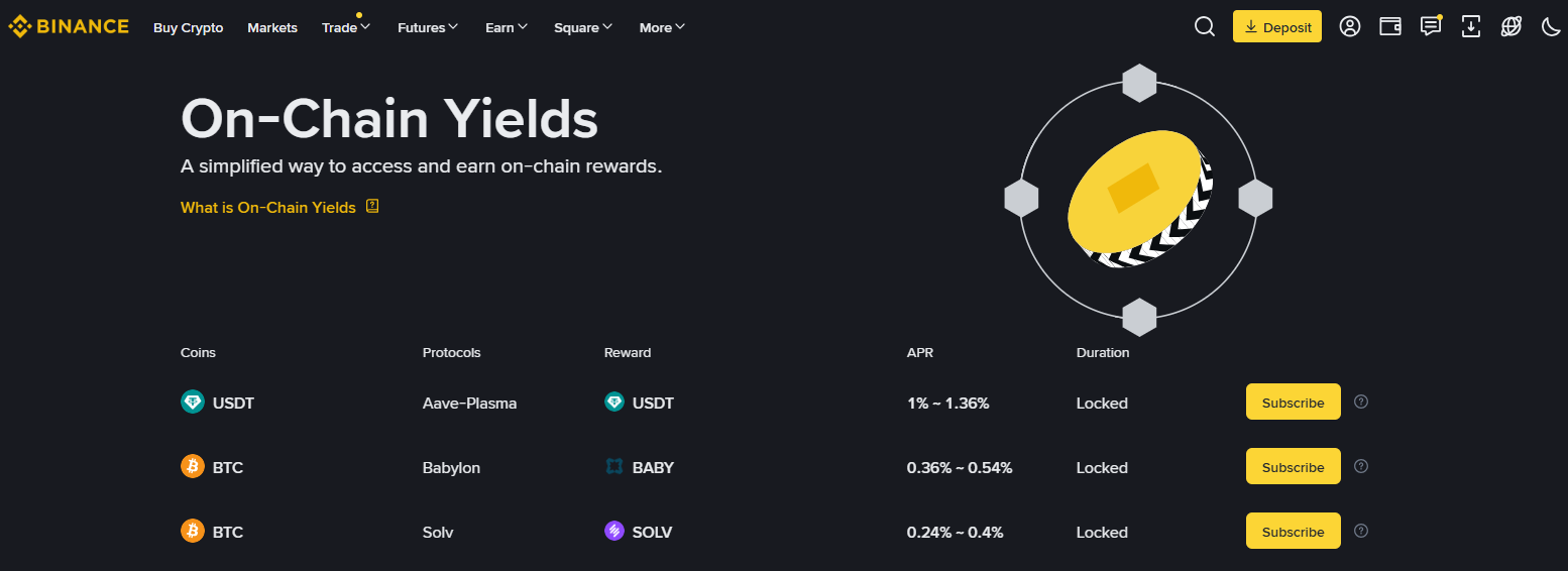 crypto exchanges with highest yield earn products