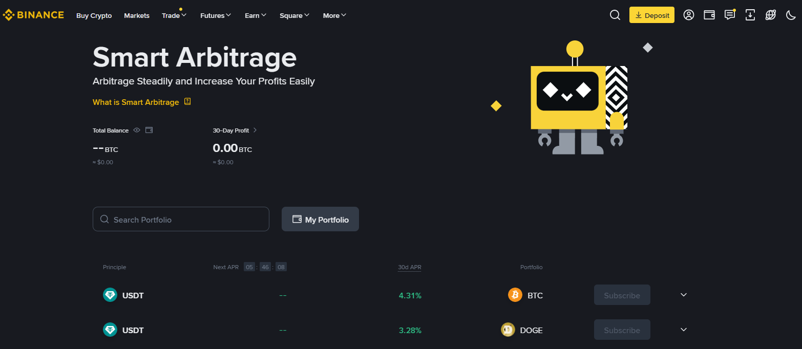 crypto exchanges with highest yield earn products