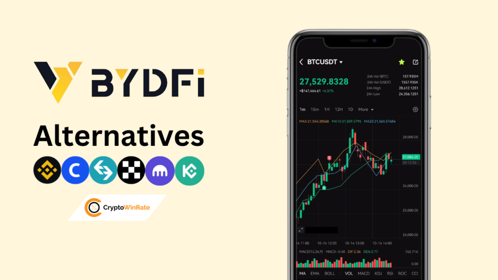 bydfi alternatives & competitors exchanges