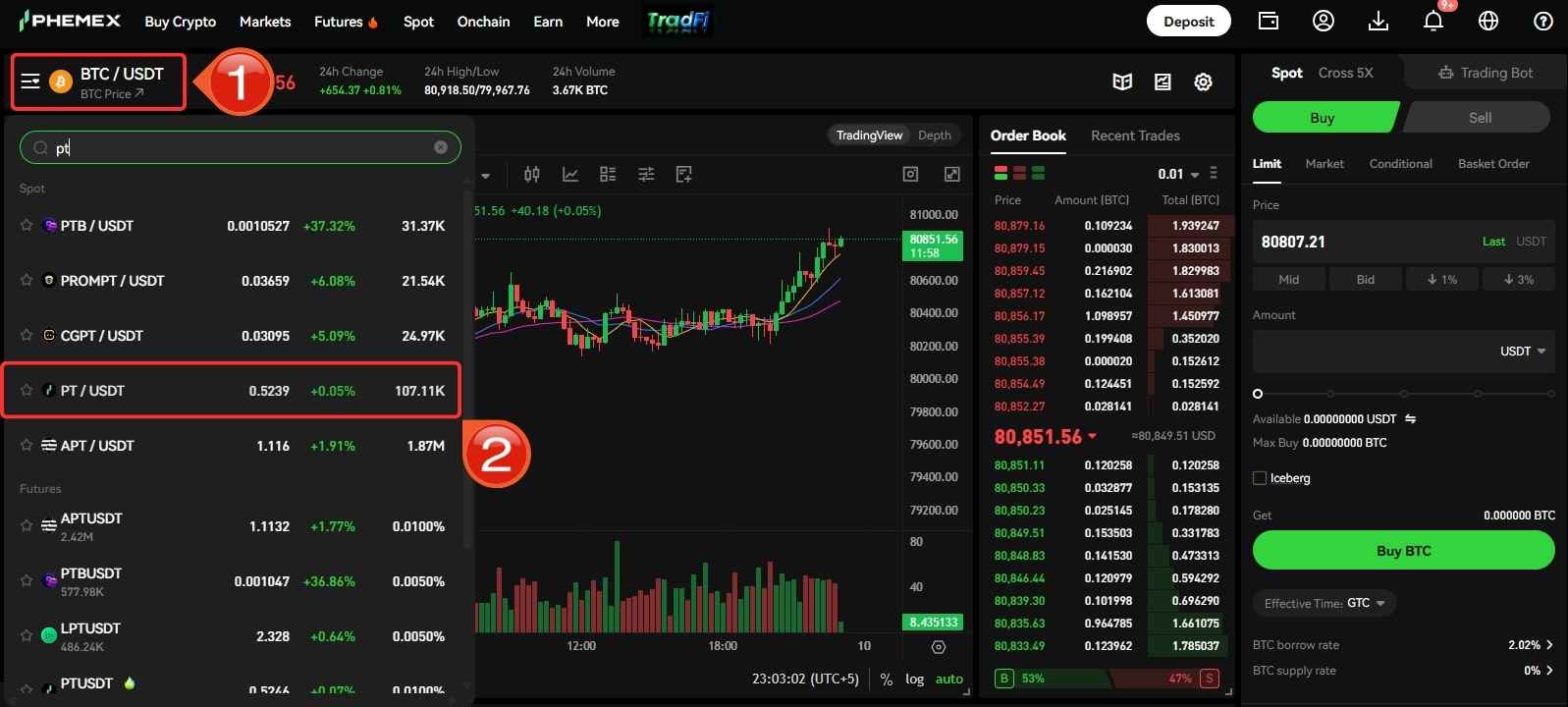 phemex token