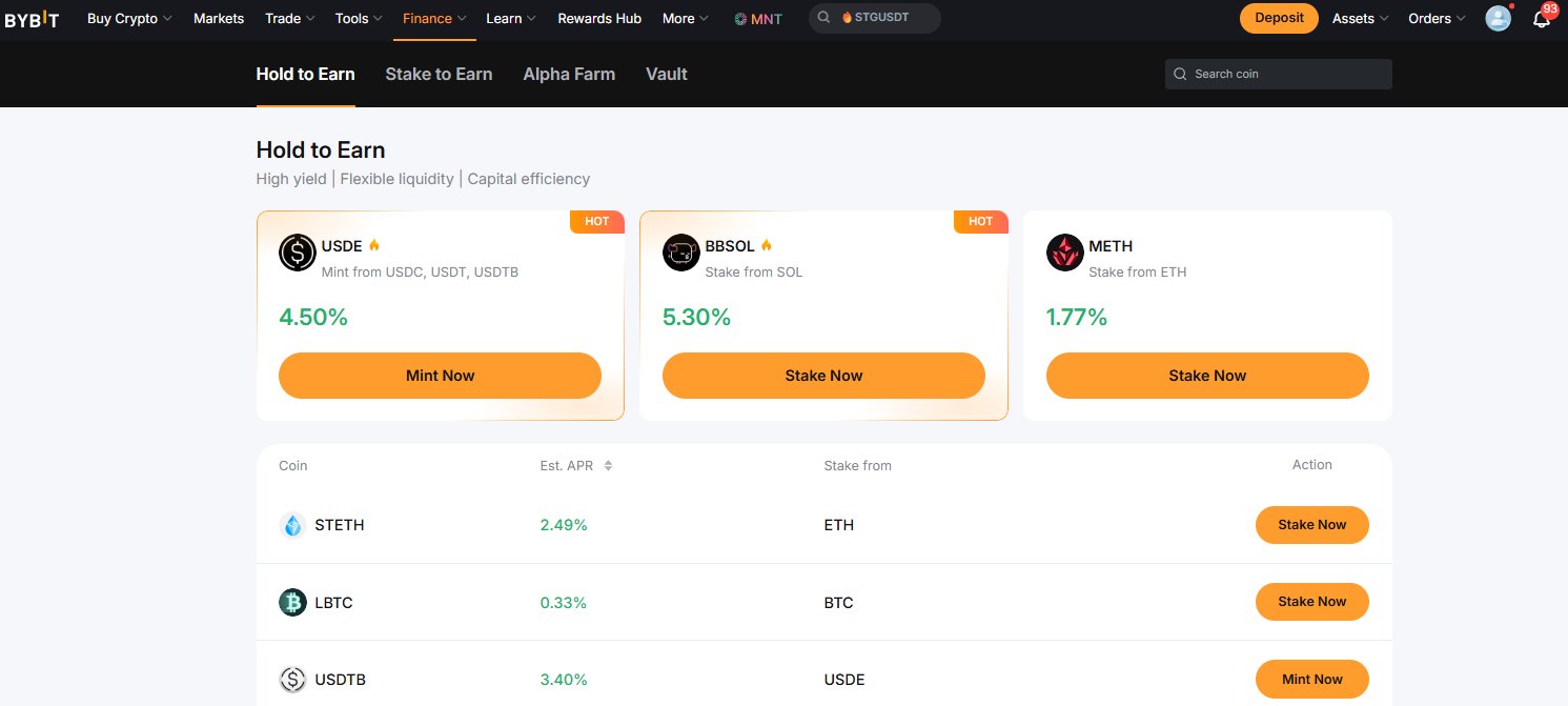 crypto exchanges with highest yield earn products