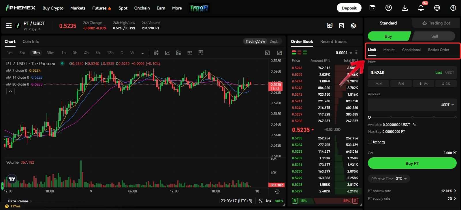 phemex token