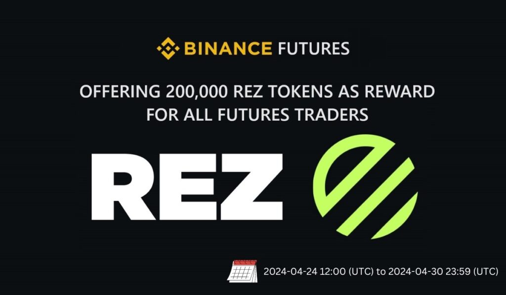 Binance Futures REZ-Token-Angebot