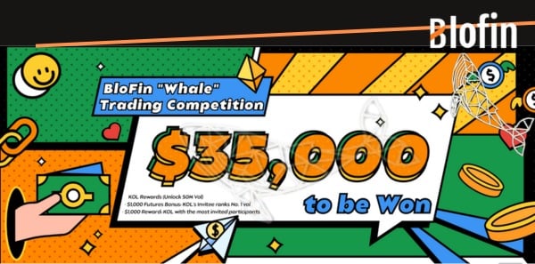 Alt text: Blofin "Whale" Trading Competition