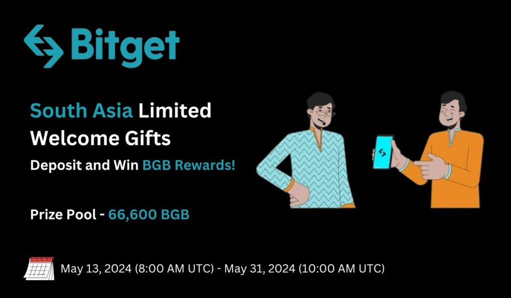Bitget’s South Asia Limited Welcome Gifts