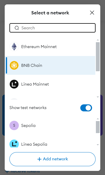 add solana network to metamask