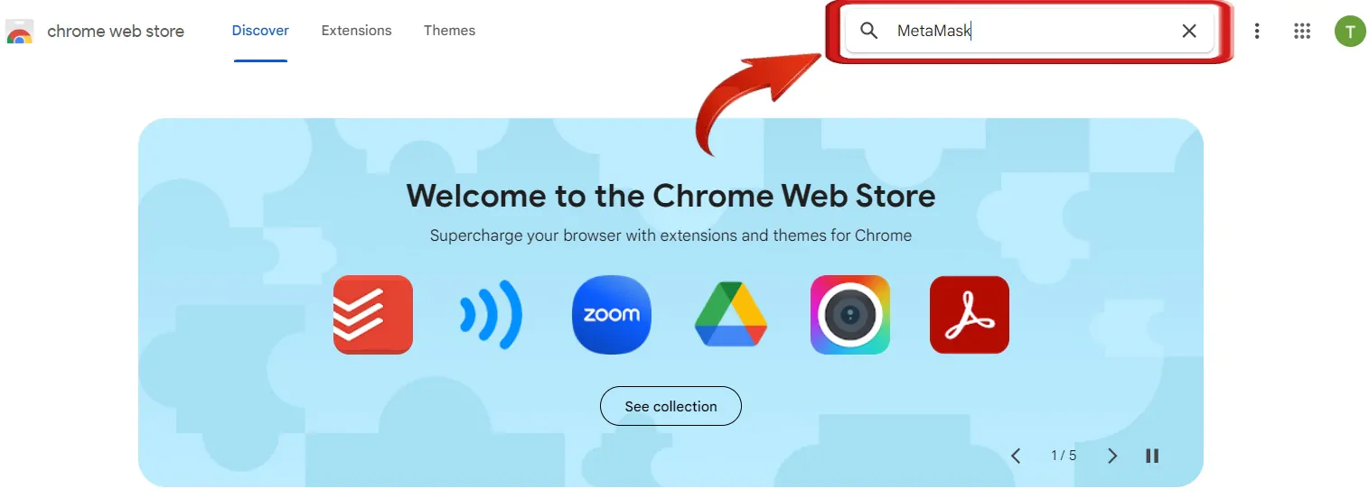 How to Add MetaMask Extension