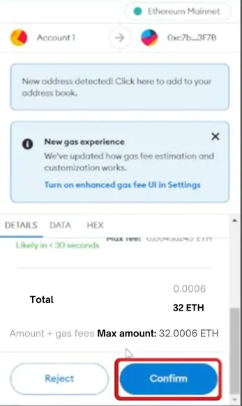 stake on metamask