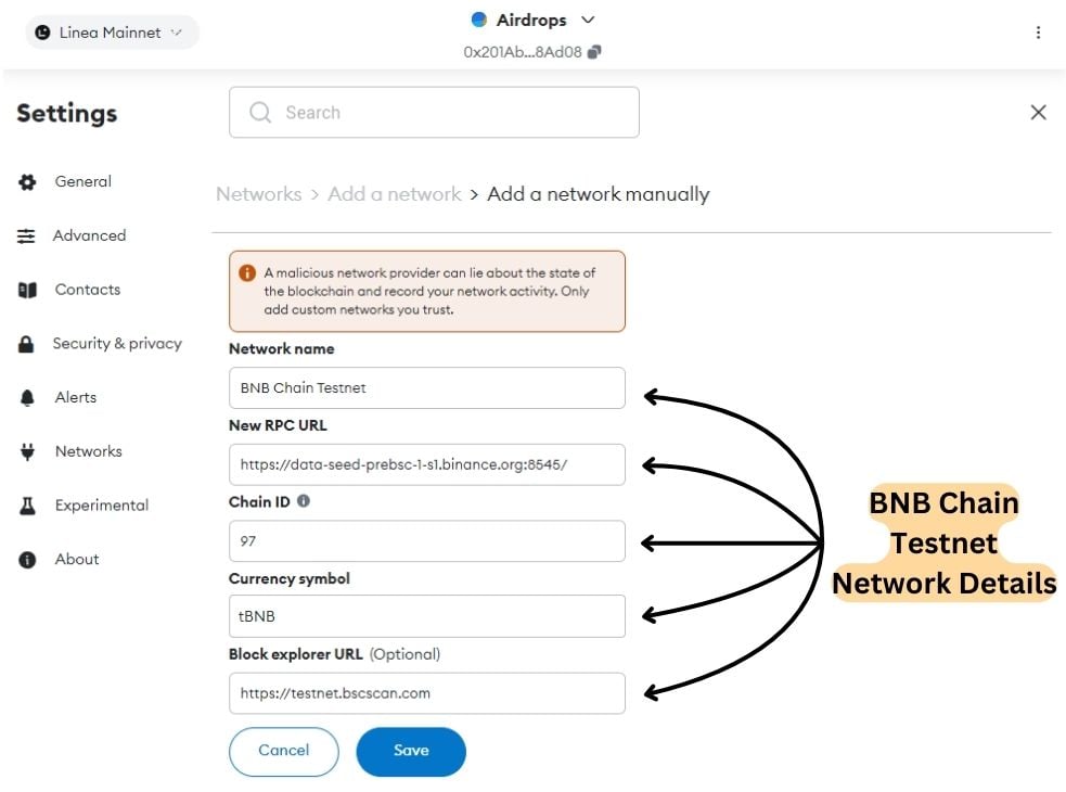 add binance smart chain to metamask