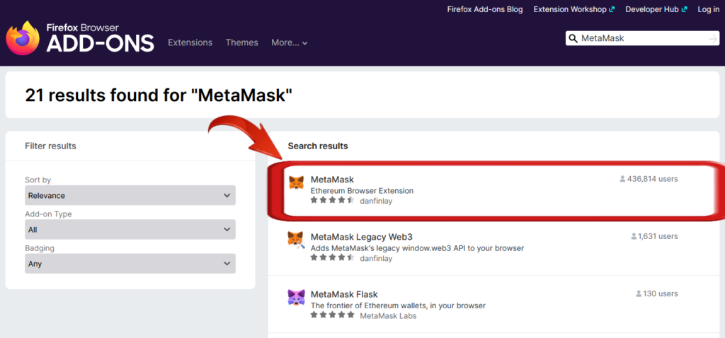 metamask wallet