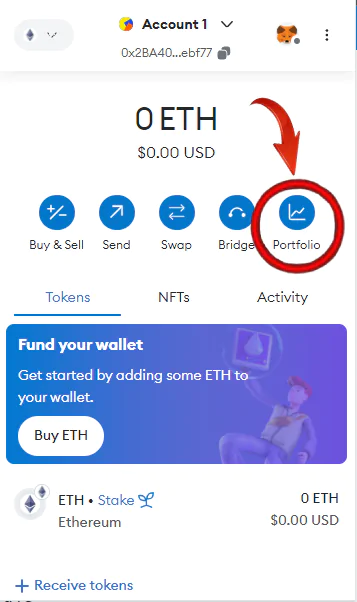 stake on metamask