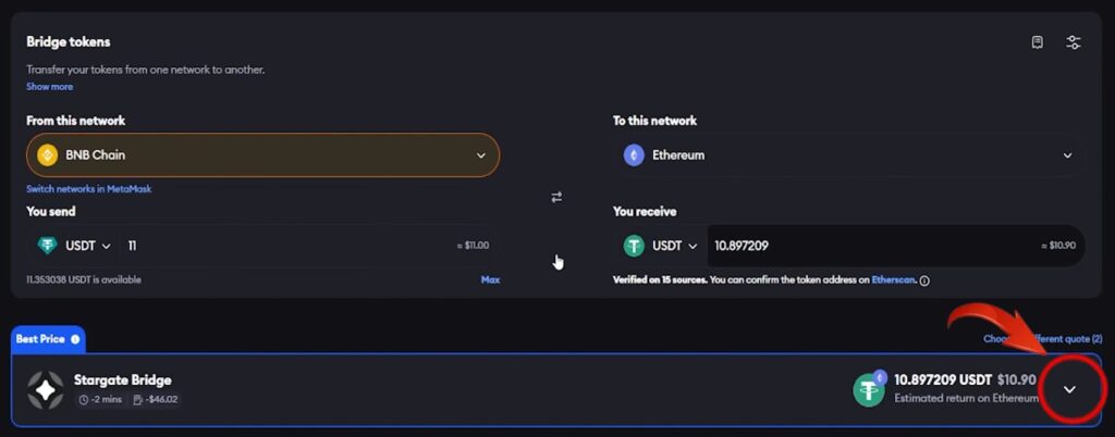 MetaMask Bridge