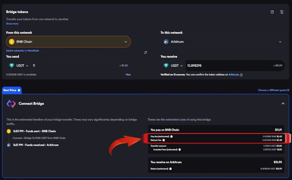 MetaMask Bridge