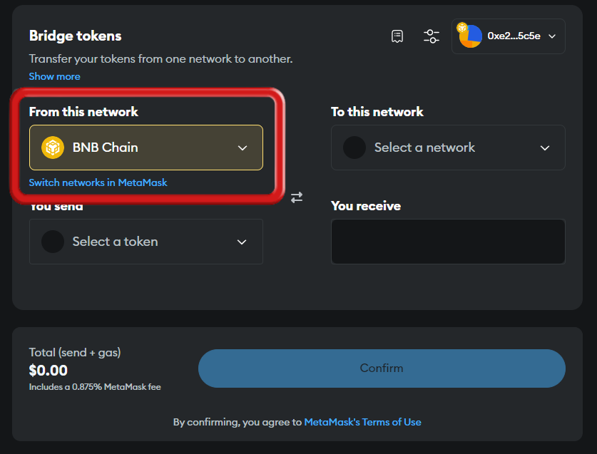 MetaMask Bridge