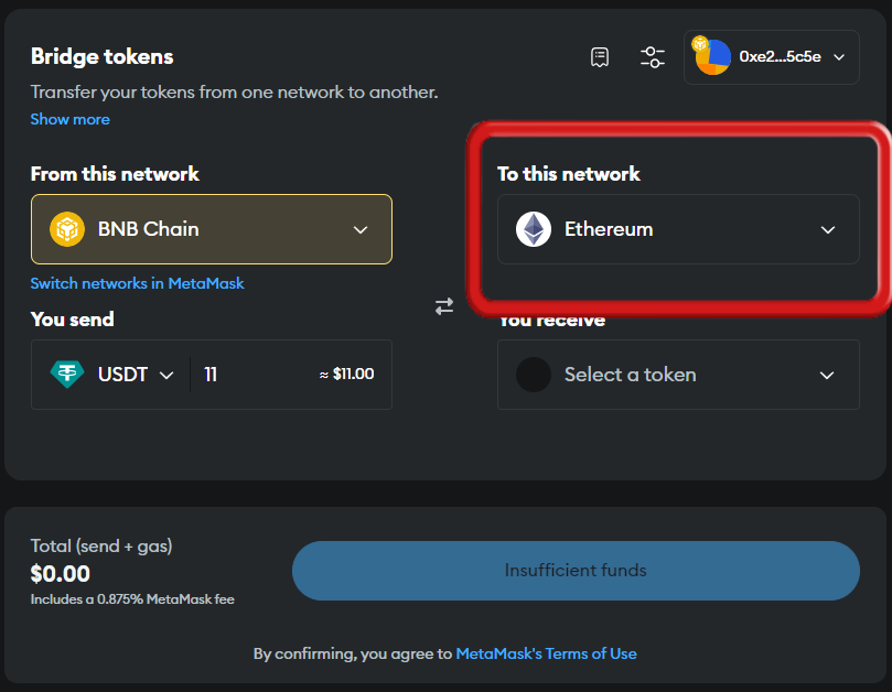 MetaMask Bridge