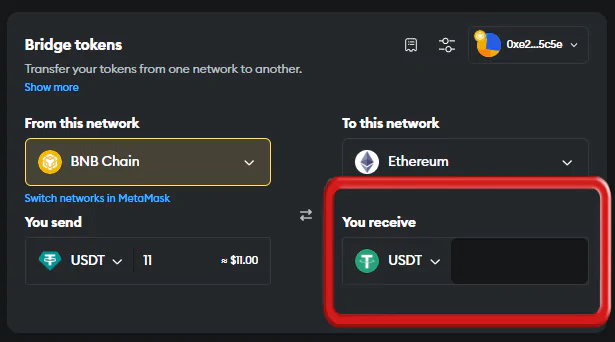 MetaMask Bridge