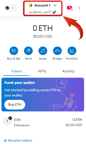 import wallets to MetaMask