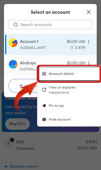 Add a New Account on MetaMask