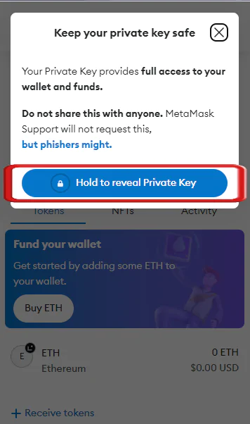 Add a New Account on MetaMask