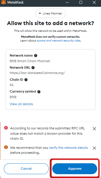 add binance smart chain to metamask