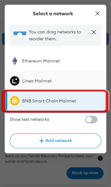 Add Tron Network to MetaMask