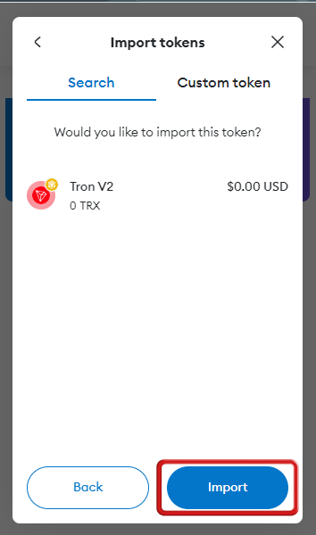 Add Tron Network to MetaMask