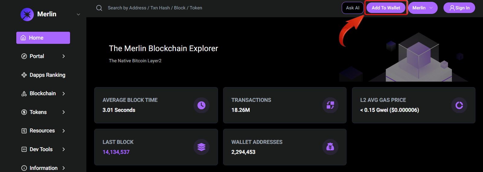 How to Add Merlin to MetaMask