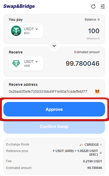 从币安智能链到 Arbitrum 的桥梁