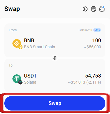 Bridge from Binance Smart Chain to Solana