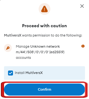 MultiversX to MetaMask