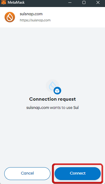 Add Sui to MetaMask