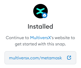 MultiversX to MetaMask