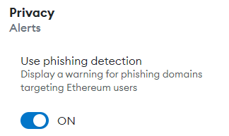 MetaMask wallet security 