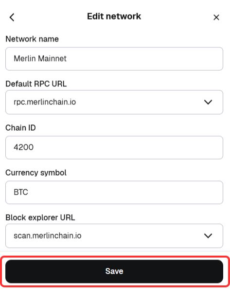 How to Add Merlin to MetaMask