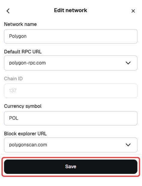 Add Polygon to MetaMask