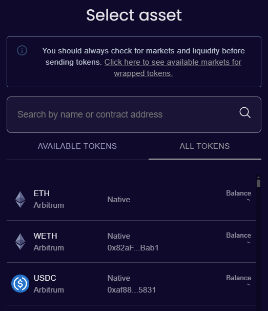 从币安智能链到 Arbitrum 的桥梁