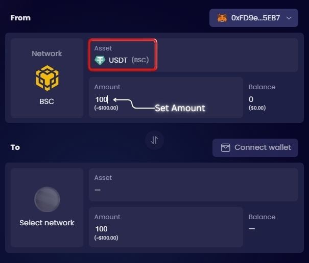 Bridge from Binance Smart Chain to Solana