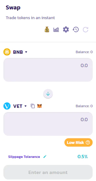 VeChain Network to MetaMask